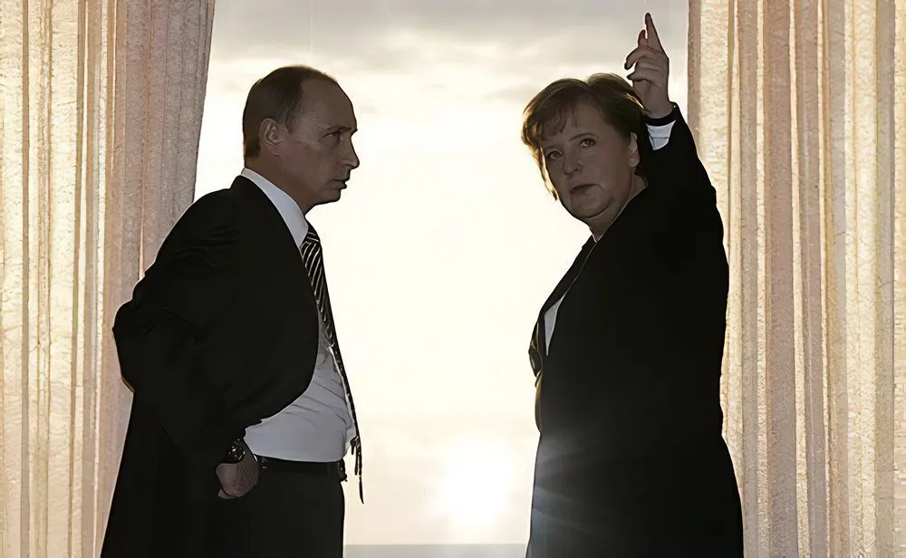 Путин Меркель 2007