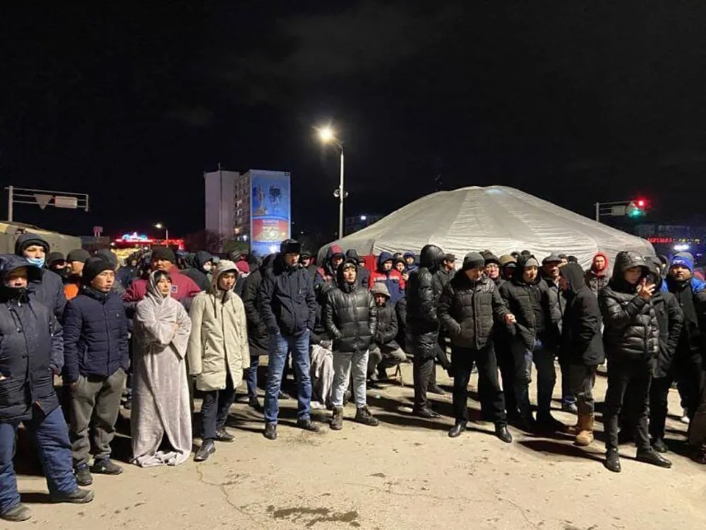 Протесты в Казахстане 2