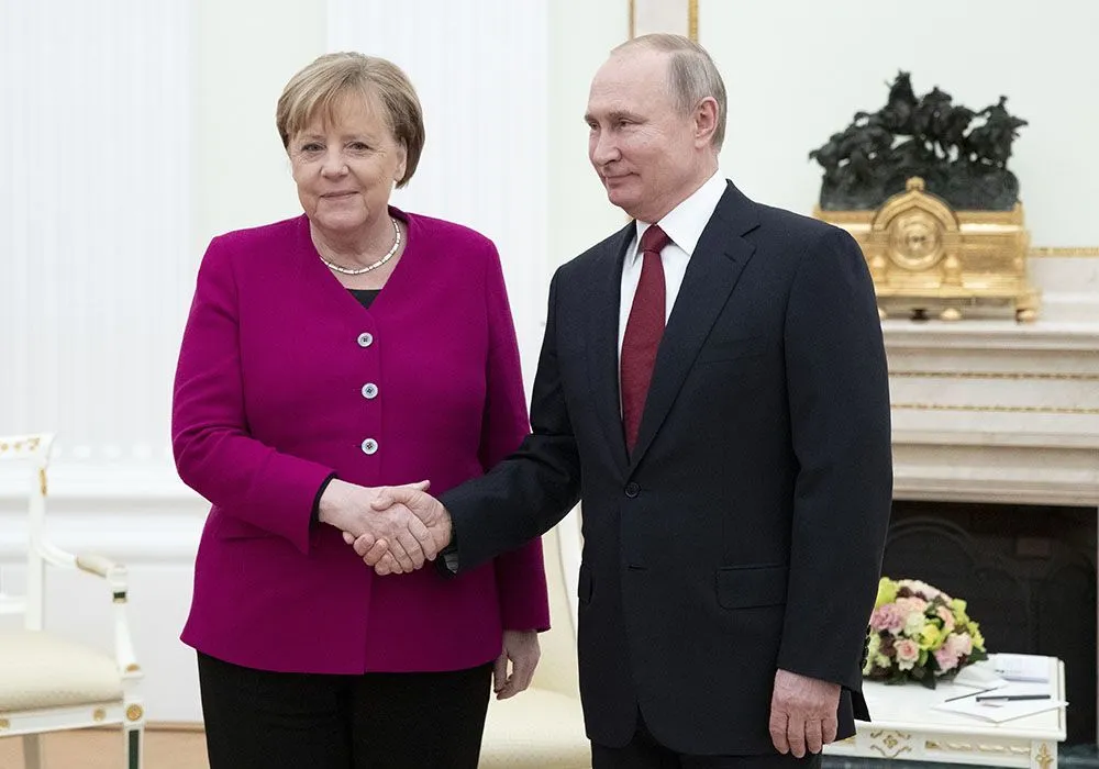 путин меркель