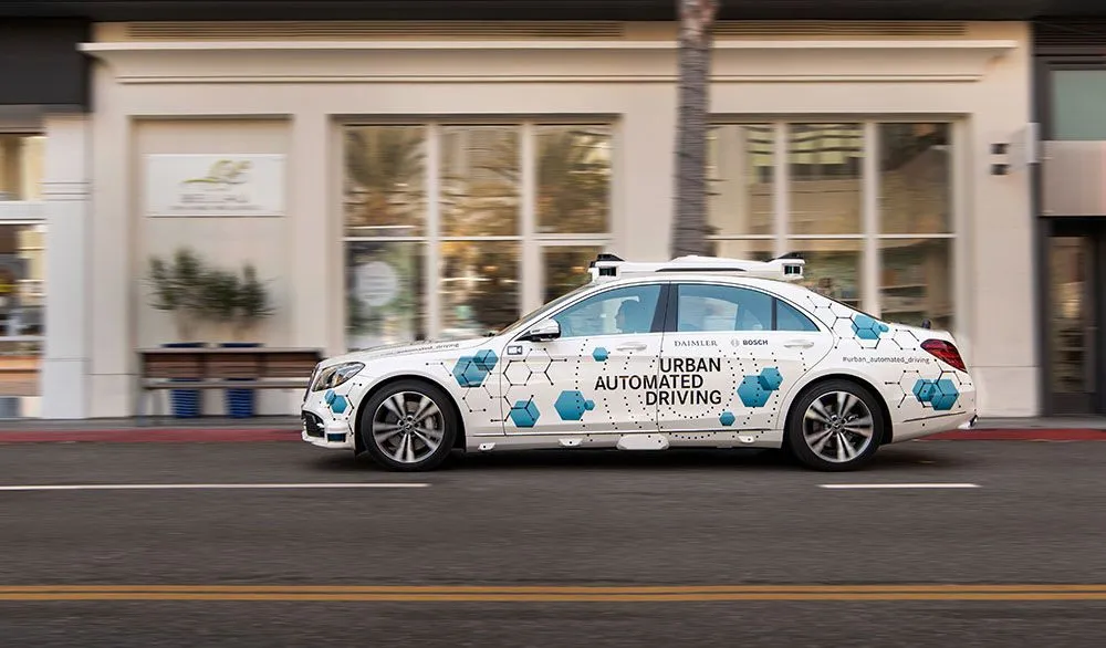 self driving taxi mercedes