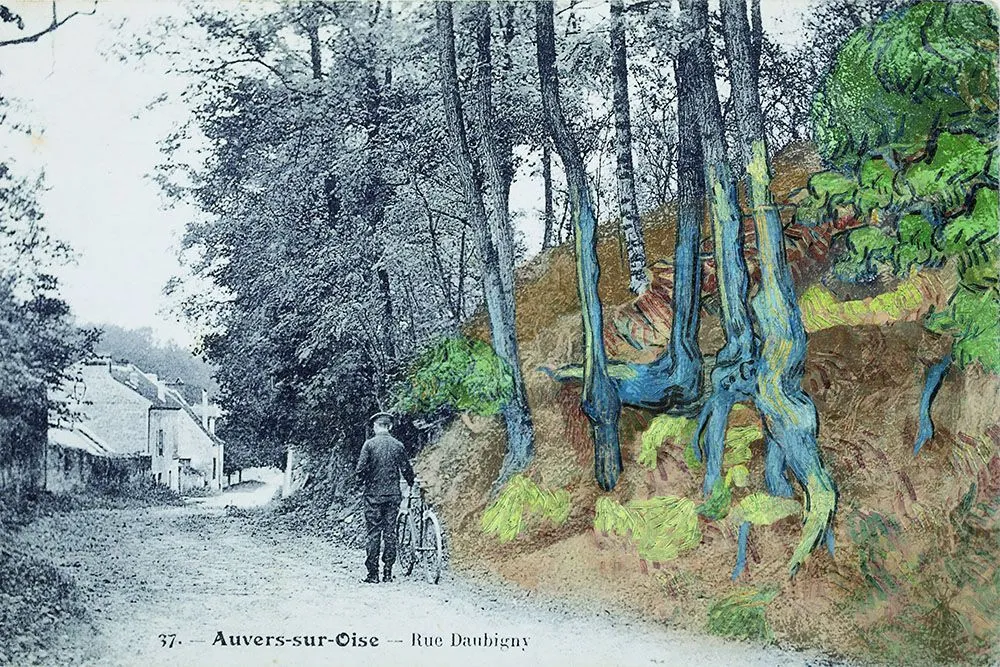 tree roots Van Gogh