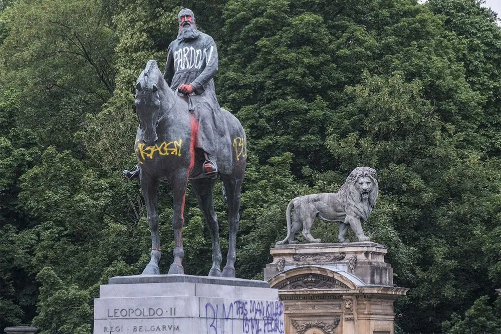 Памятник королю Леопольду II в Антверпене