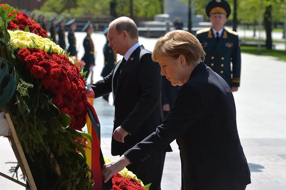 Путин Меркель 2015