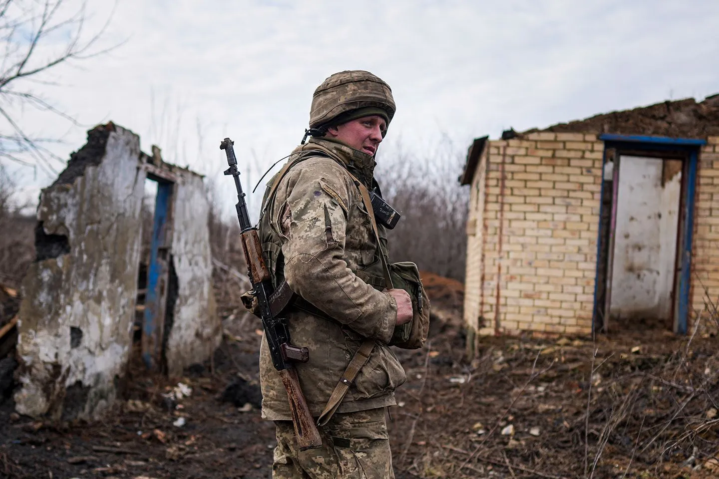 Украинский солдат