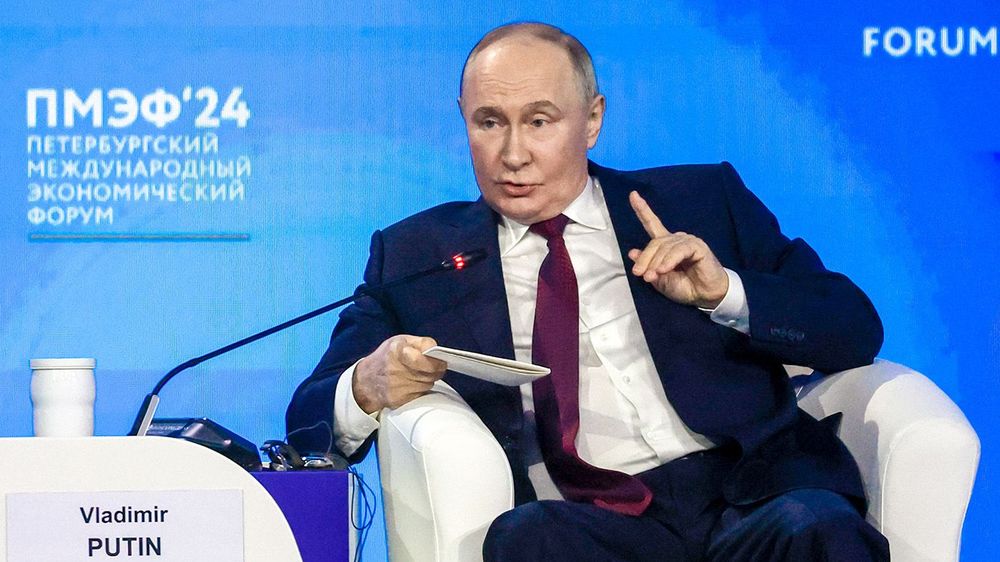 Plenary session of 2024 St Petersburg International Economic Forum