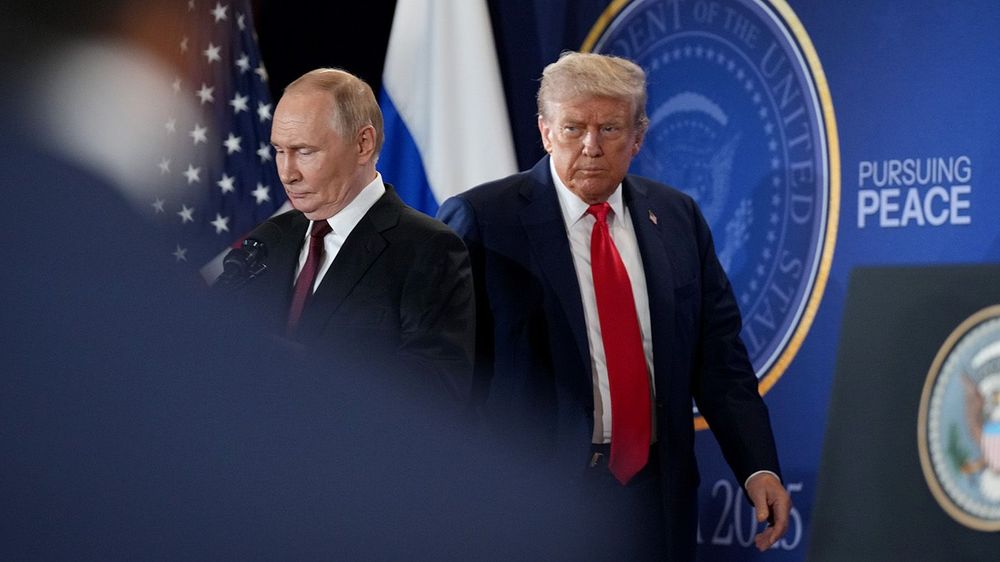 U.S. President Trump And Russian President Putin Meet On War In Ukraine At U.S. Air Base In Alaska