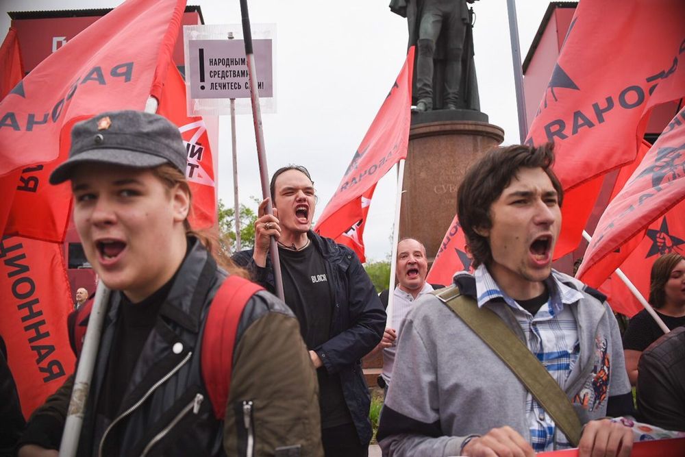 В Москве прошел согласованный митинг против четвертого срока Путина