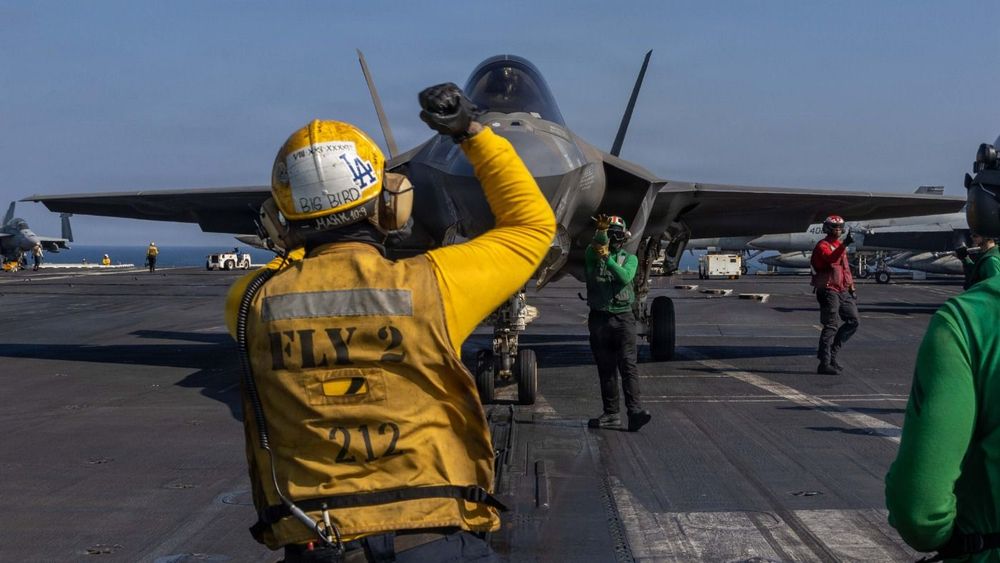 USS Abraham Lincoln Flight Operations in Support of Operation Epic Fury