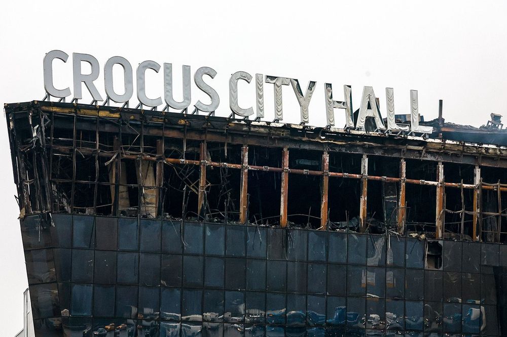 Moscow RegionТs Crocus City Hall in aftermath of fire