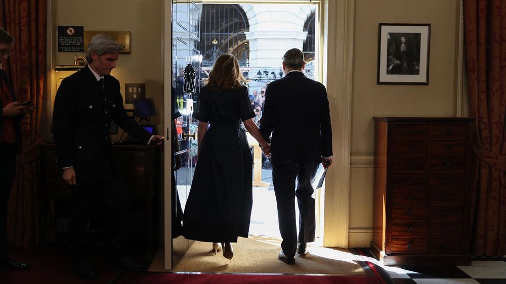 Prime Minister Keir Starmer leaves 10 Downing Street