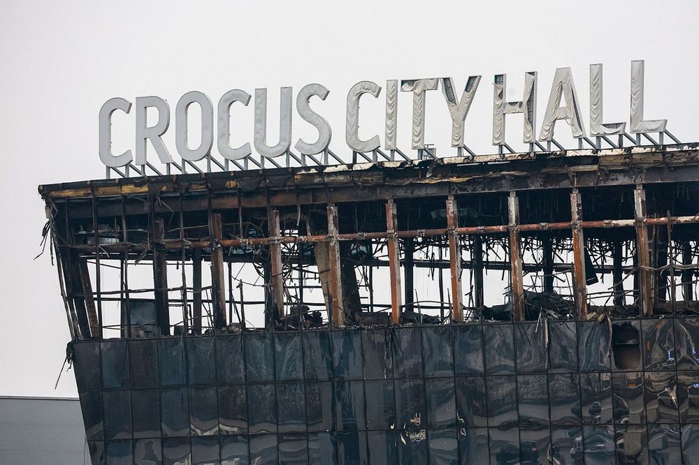 Moscow RegionТs Crocus City Hall in aftermath of fire