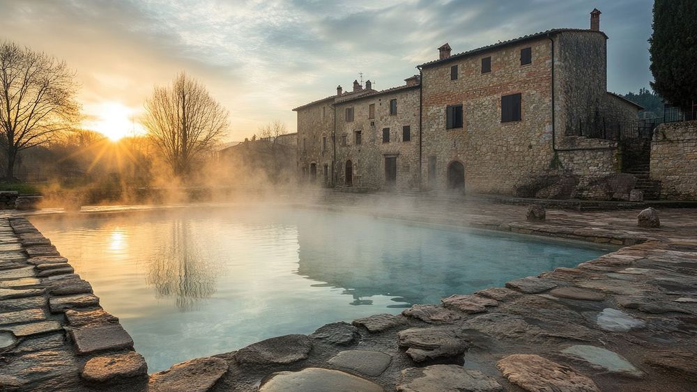 Bagno Vignoni: Ancient Thermal Baths in Tuscany, Italy. Spa Expe