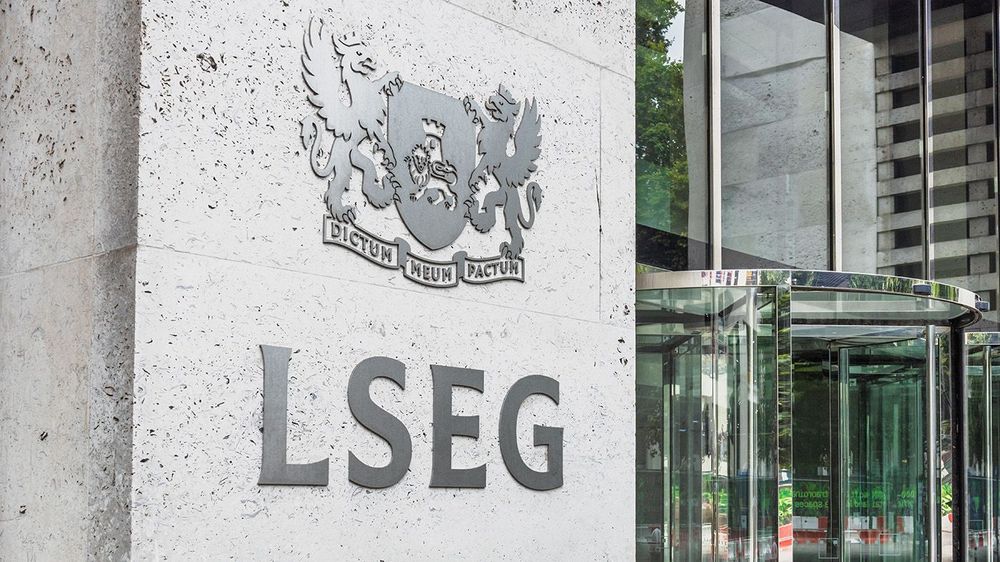 London Stock Exchange Group (LSEG) Headquarters Sign. London, UK, 10 August 2024