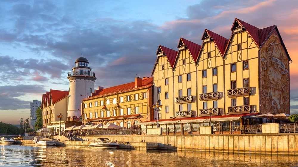 Fishing Village. Kaliningrad, Russia.
