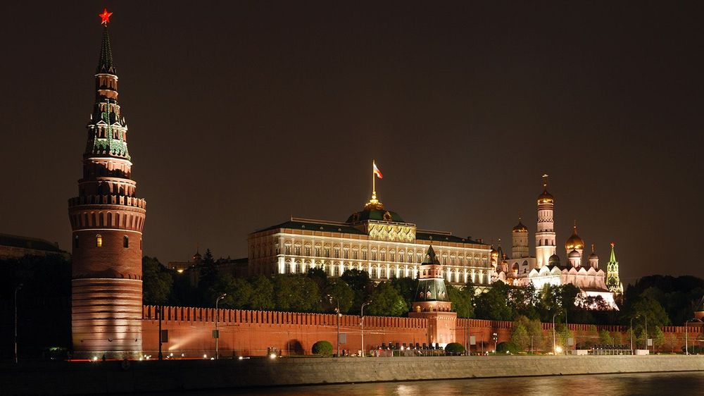 Moscow Kremlin at night