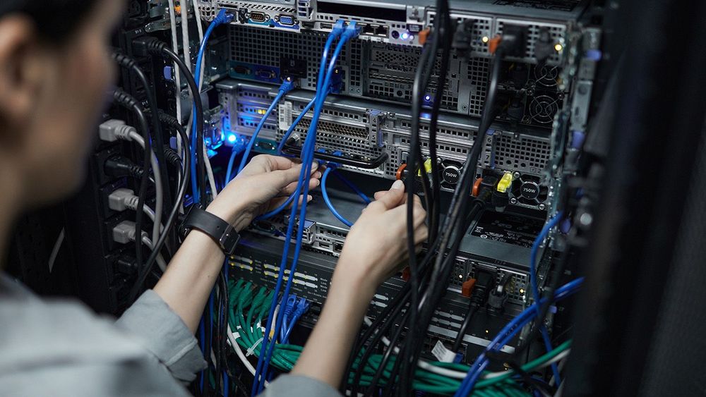 Female Network Engineer Close Up