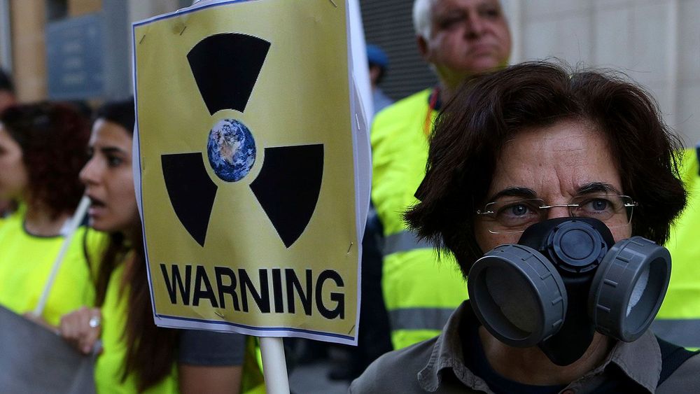 Cyprus Nuclear Protest