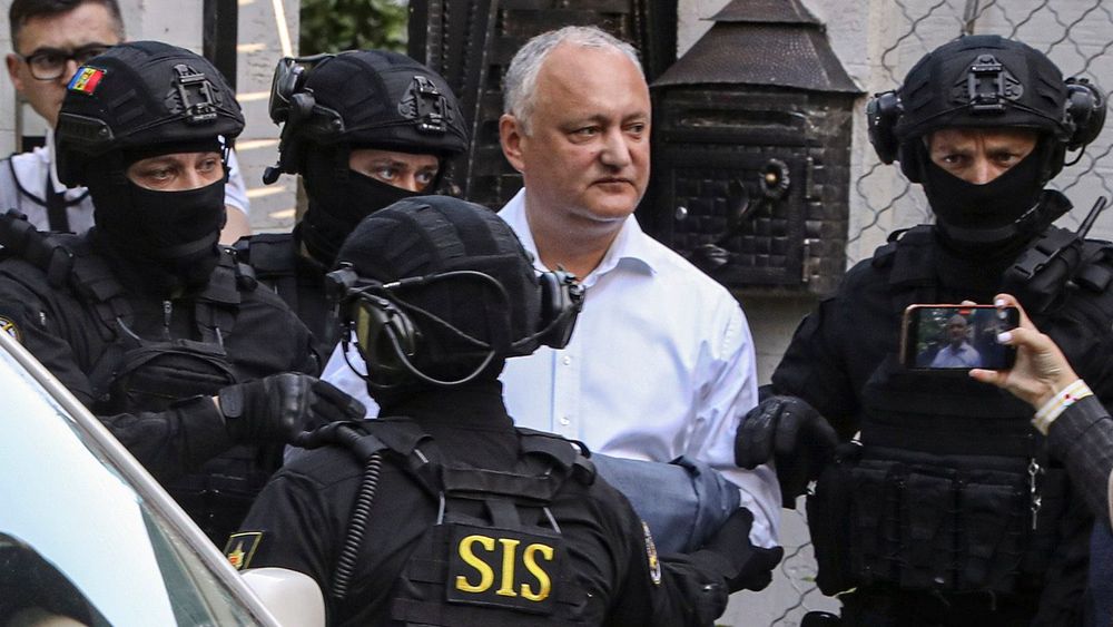 APTOPIX Moldova Ex-President