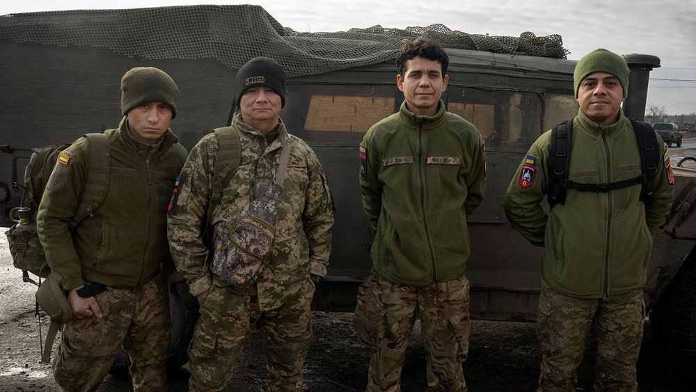 Russia Ukraine War Colombian Fighters