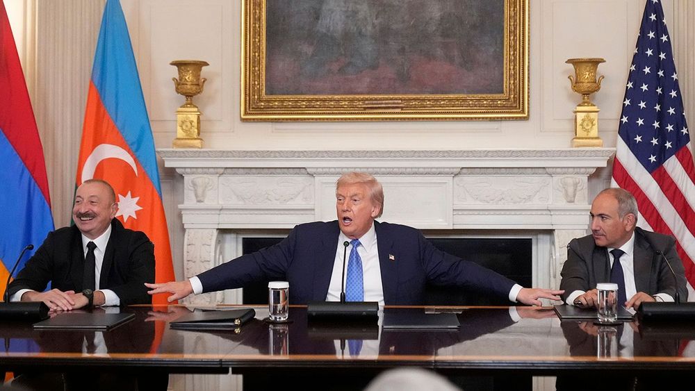 Donald Trump,Nikol Pashinyan,Ilham Aliyev