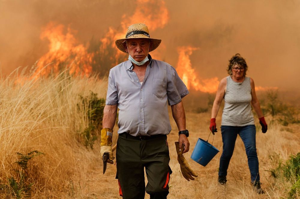 APTOPIX Spain Fires