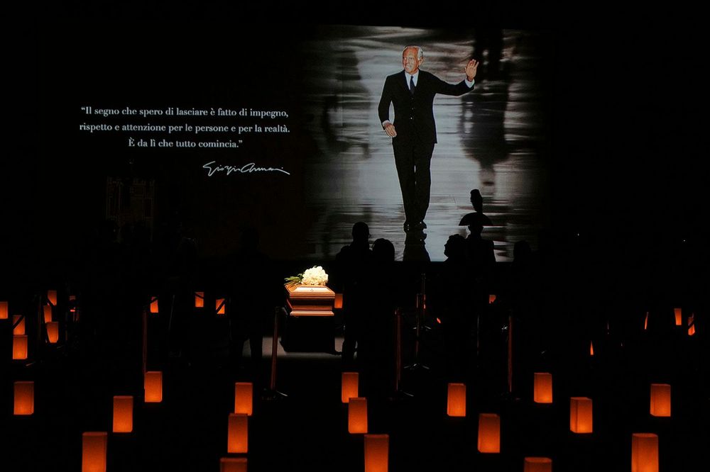 APTOPIX Italy Obit Armani