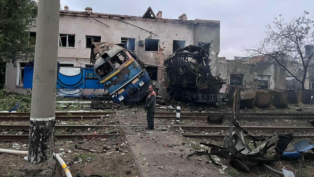 Russia Ukraine War Rail Attacks