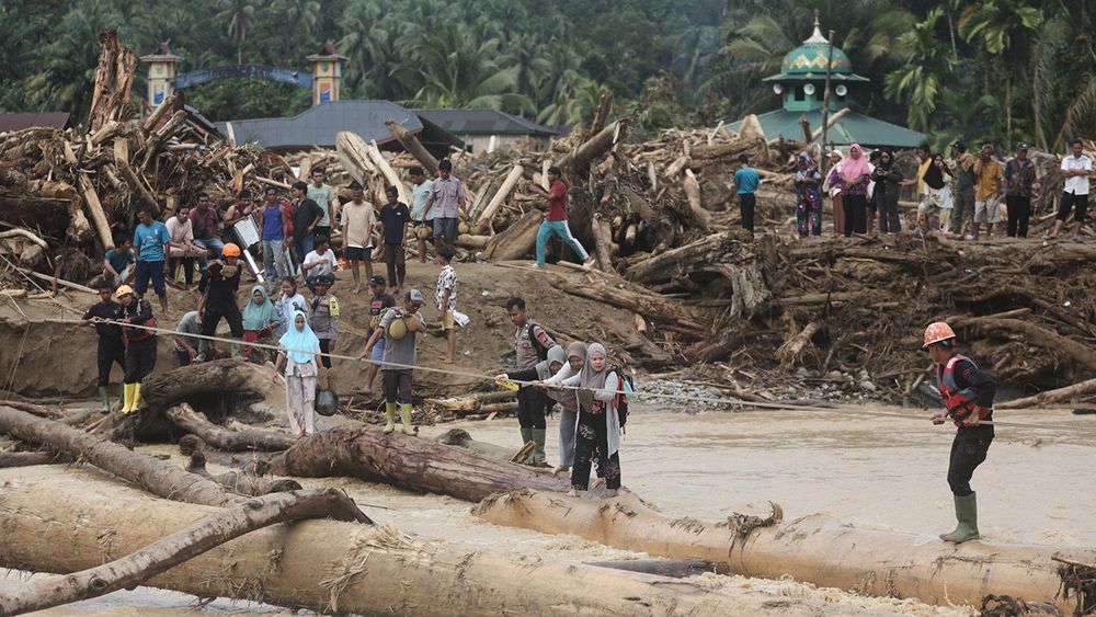 Indonesia Extreme Weather Asia Flooding