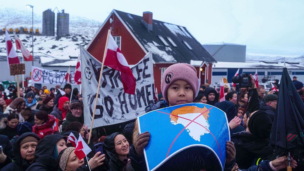 Greenland US Protest
