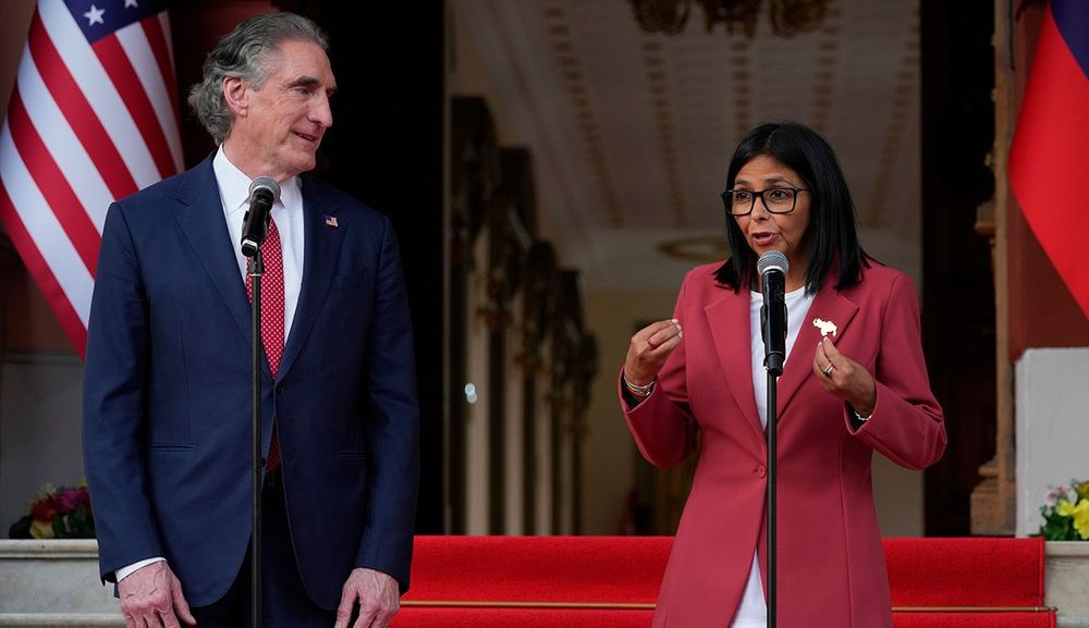 Delcy Rodriguez,Doug Burgum