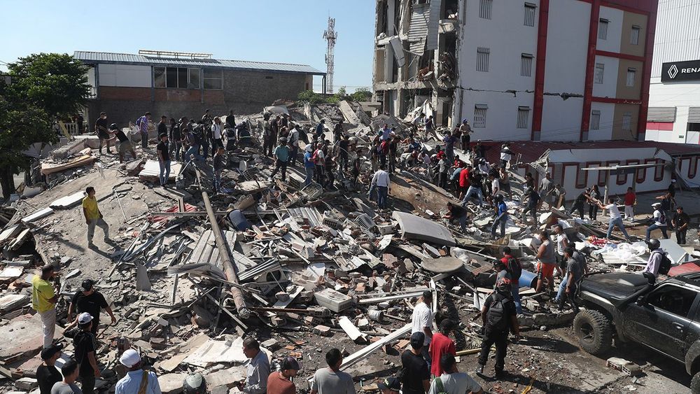 APTOPIX Colombia Earthquake