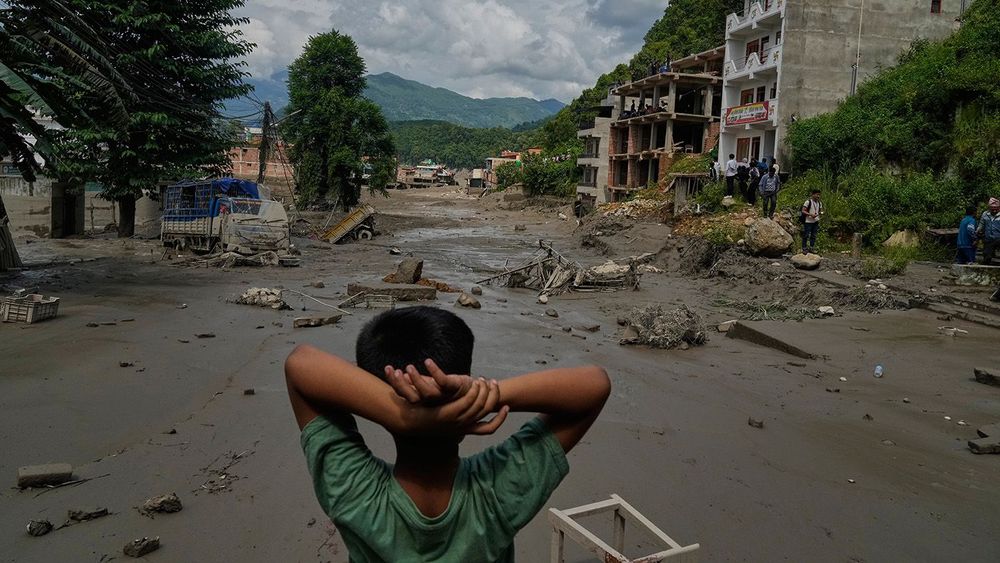 APTOPIX Nepal Flash Floods