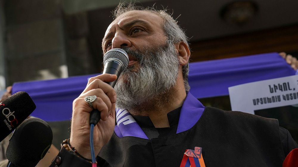 Holy Struggle Movement holds protest in Yerevan