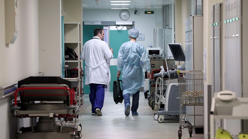 Intensive care unit at St Petersburg's Mariinskaya City Hospital