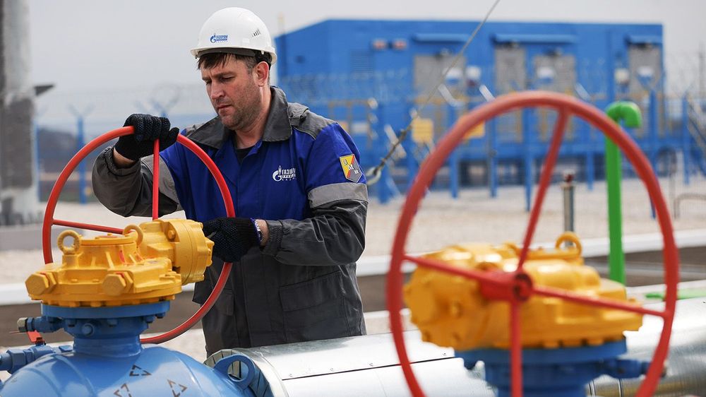 Gas distribution station in Sokury, Tatarstan, Russia