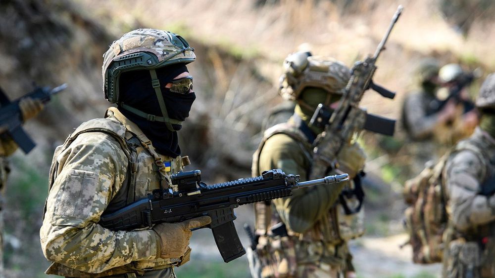 Servicemen Of The Siberian Battalion Of The Ukrainian Armed Forces International Legion Attend Military Exercises