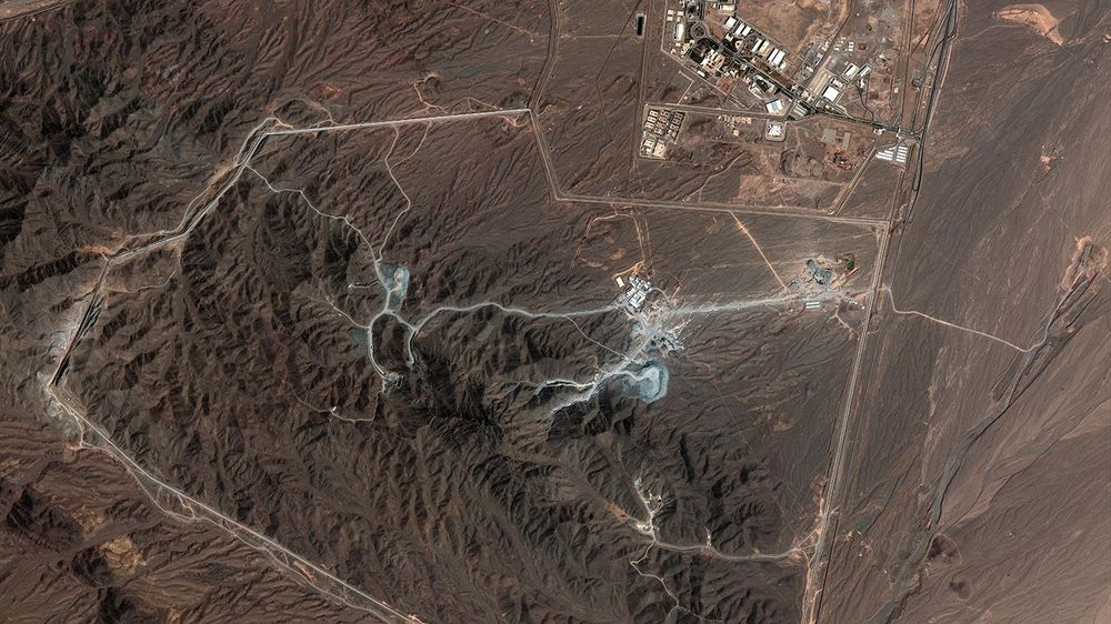 Overview Natanz Nuclear Facility and Tunnel Complex - September 18, 2025