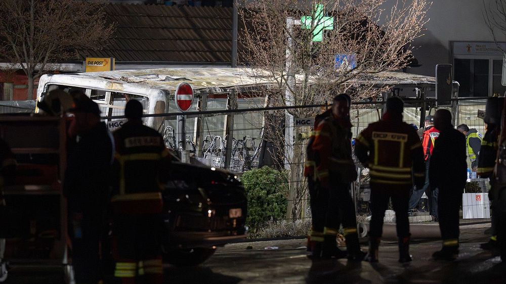 Emergency Crews Respond To Deadly Bus Fire In Switzerland