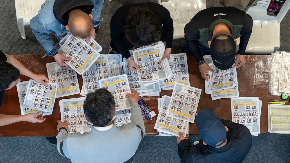 Colombians Go To The Polls In Presidential Election