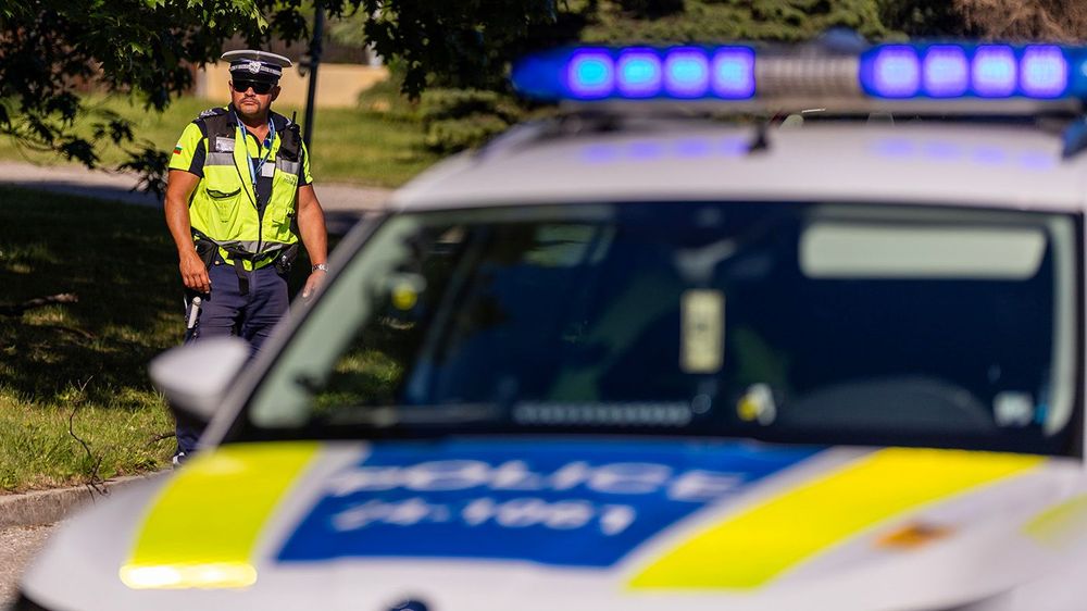 Police Officers During A Traffic Stop