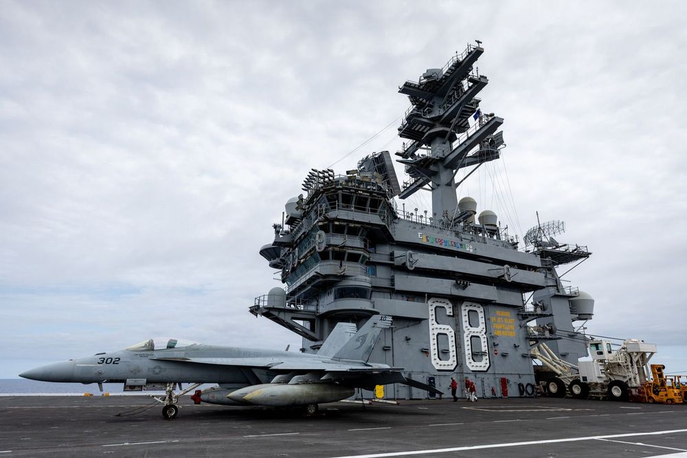 U.S. Navy Sailors Take Part In FLEETEX 250 Exercises Aboard The USS Nimitz Ahead Of American 250th Celebrations
