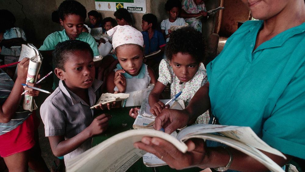 Teacher and Students Reading
