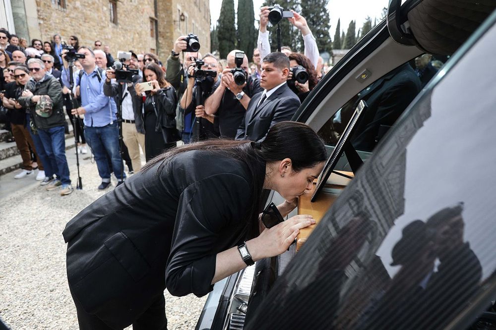 Roberto Cavalli Funeral in Florence