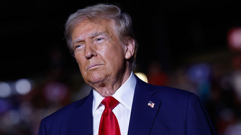 Republican Presidential Candidate Donald Trump Holds Rally In Atlanta