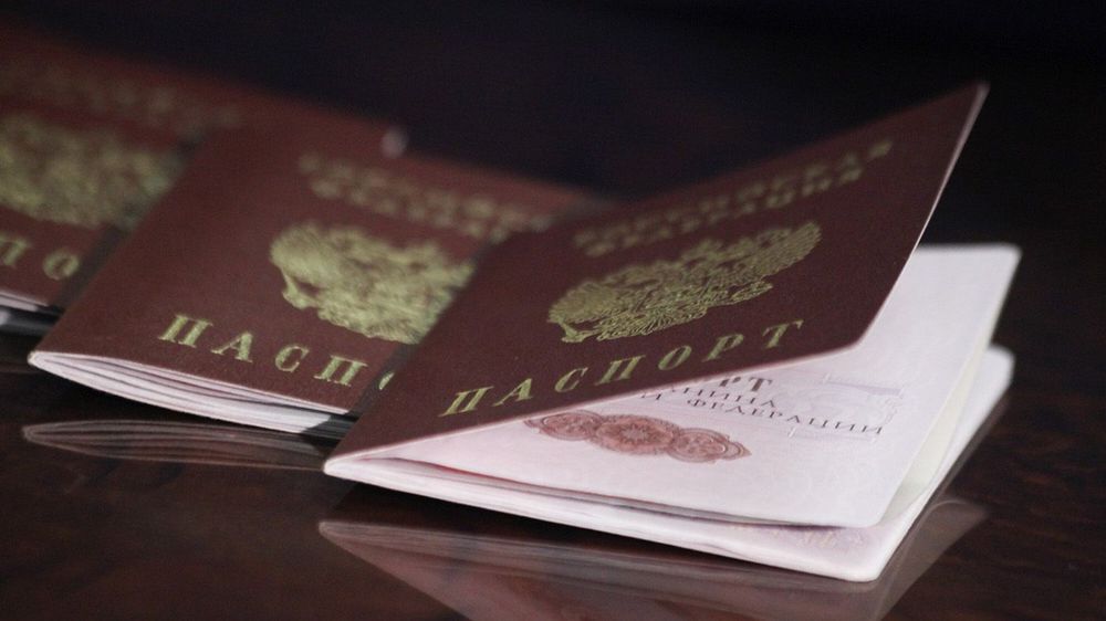 Торжественное вручение паспортов гражданина РФ в здании МВД России