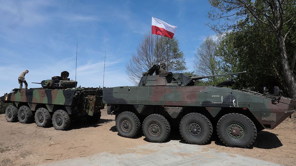 Польские военнослужащие во время учений стран НАТО Defender Europe 2022 в Польше