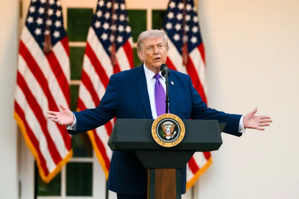 Президент США Дональд Трамп 2
