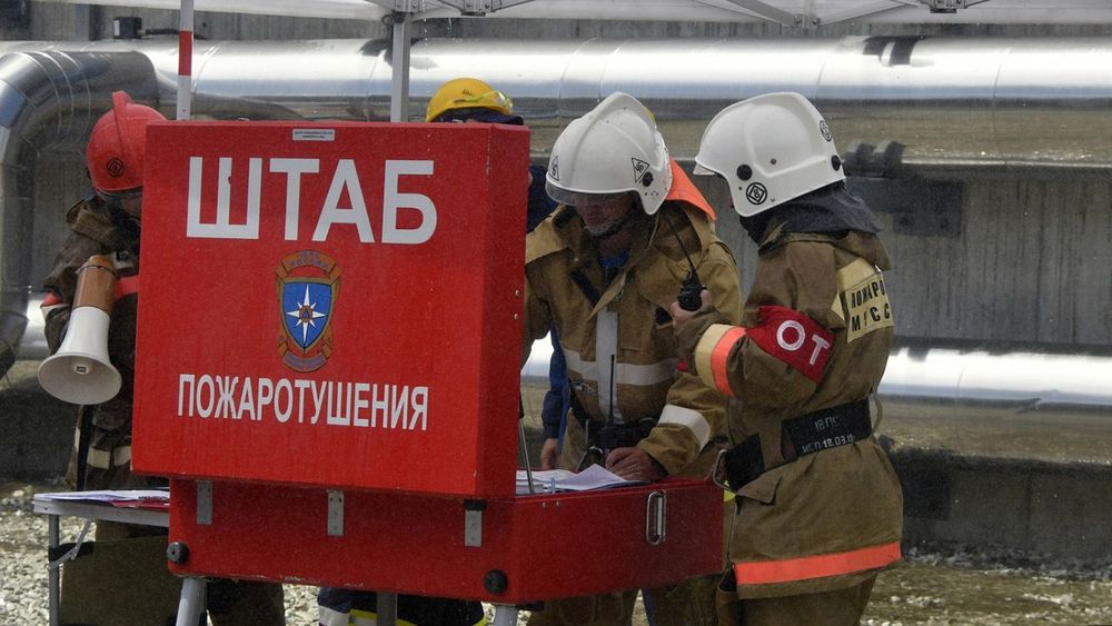 Учения МЧС в Новороссийске