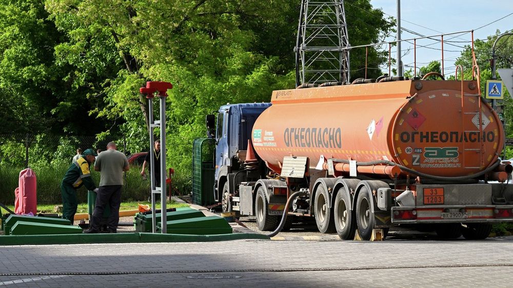 Обстановка на АЗС в Симферополе