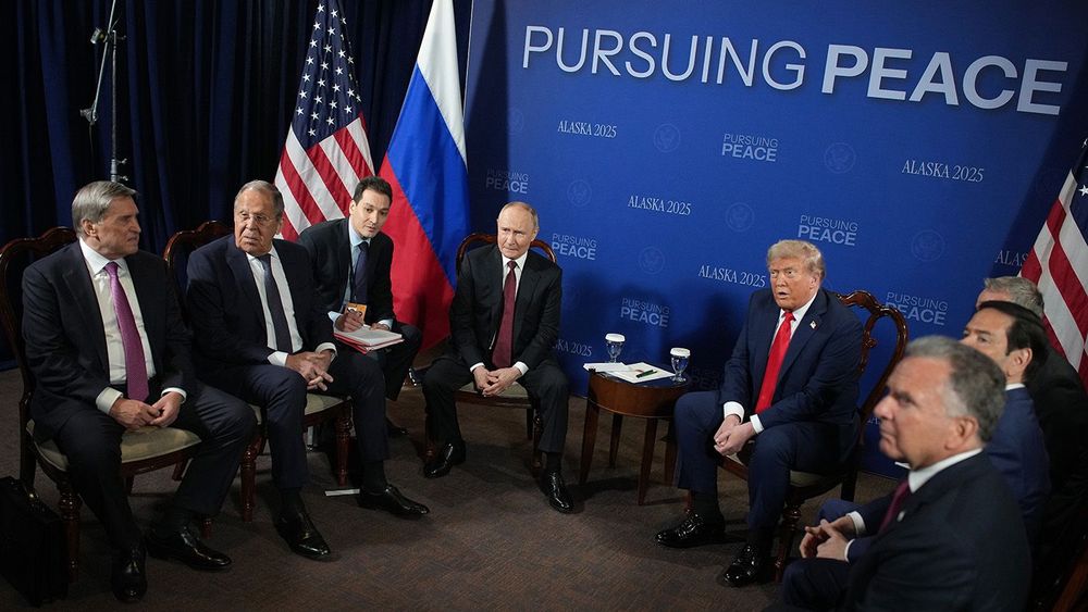 U.S. President Trump And Russian President Putin Meet On War In Ukraine At U.S. Air Base In Alaska